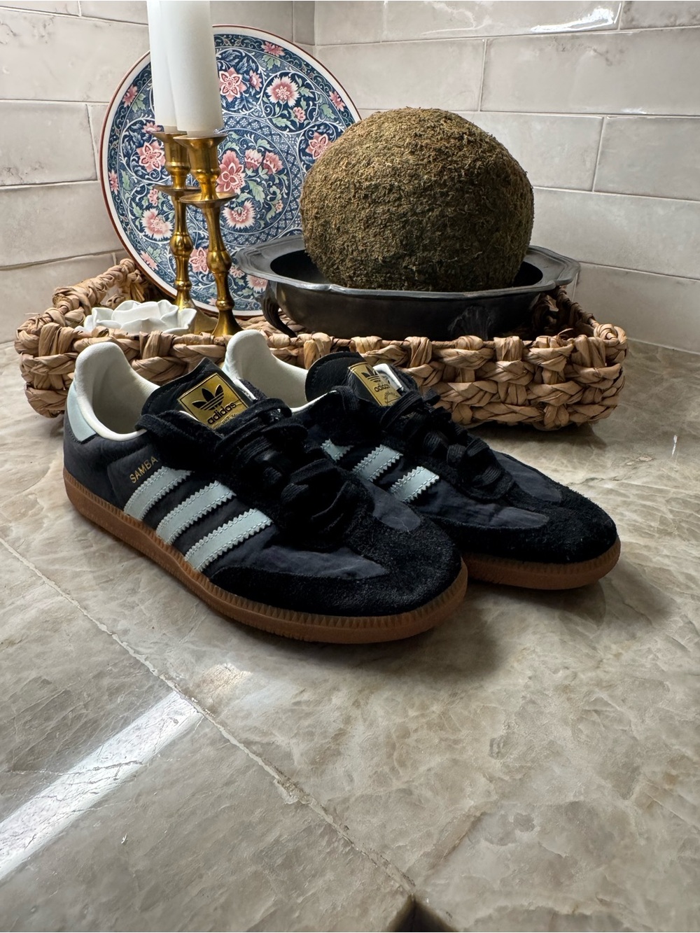 Adidas Samba OG Blackish navy / Light Blue